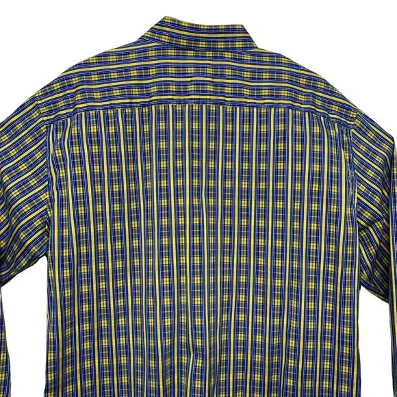 Robert Graham 100% Cotton Plaid Long Sleeve Button Down Shirt Size Extra Large - Picture 6 of 14